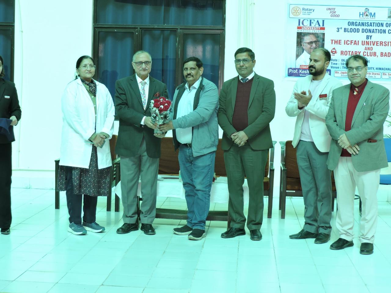 Blood Donation Camp at the ICFAI University  06 February 2026 (Friday)